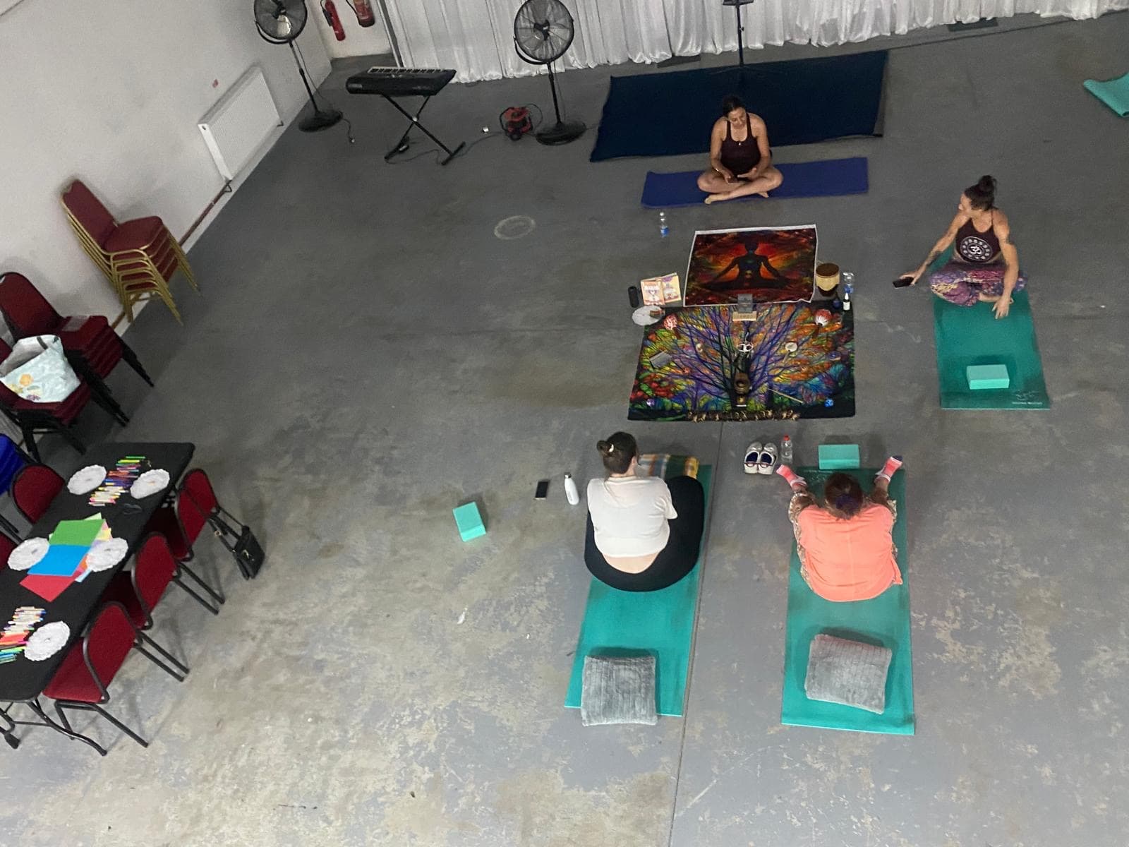 A community wellbeing session