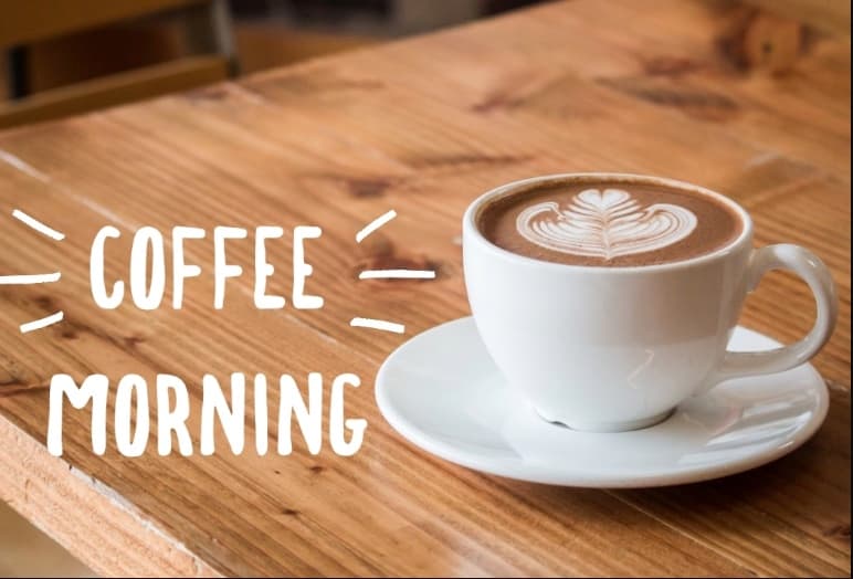 A community wellbeing session at our weekly Coffee Morning.
