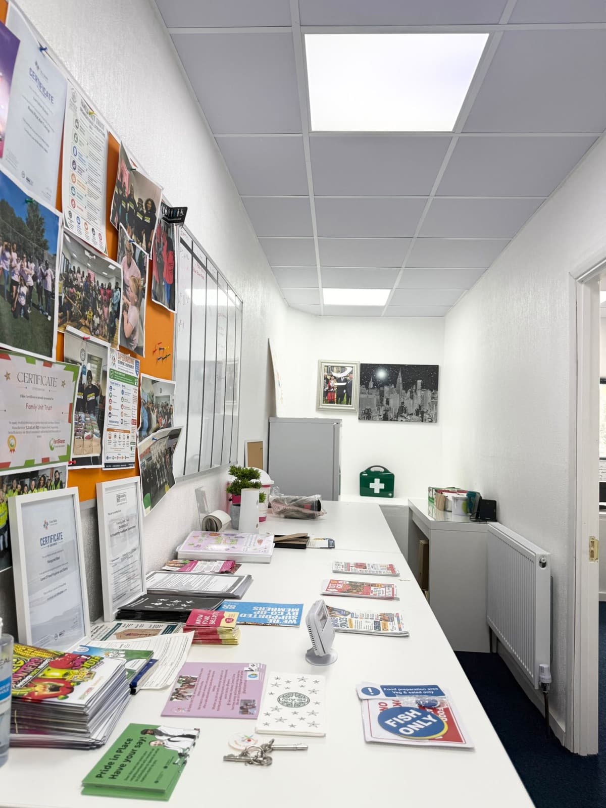 Support information at the Family Unit Trust centre.