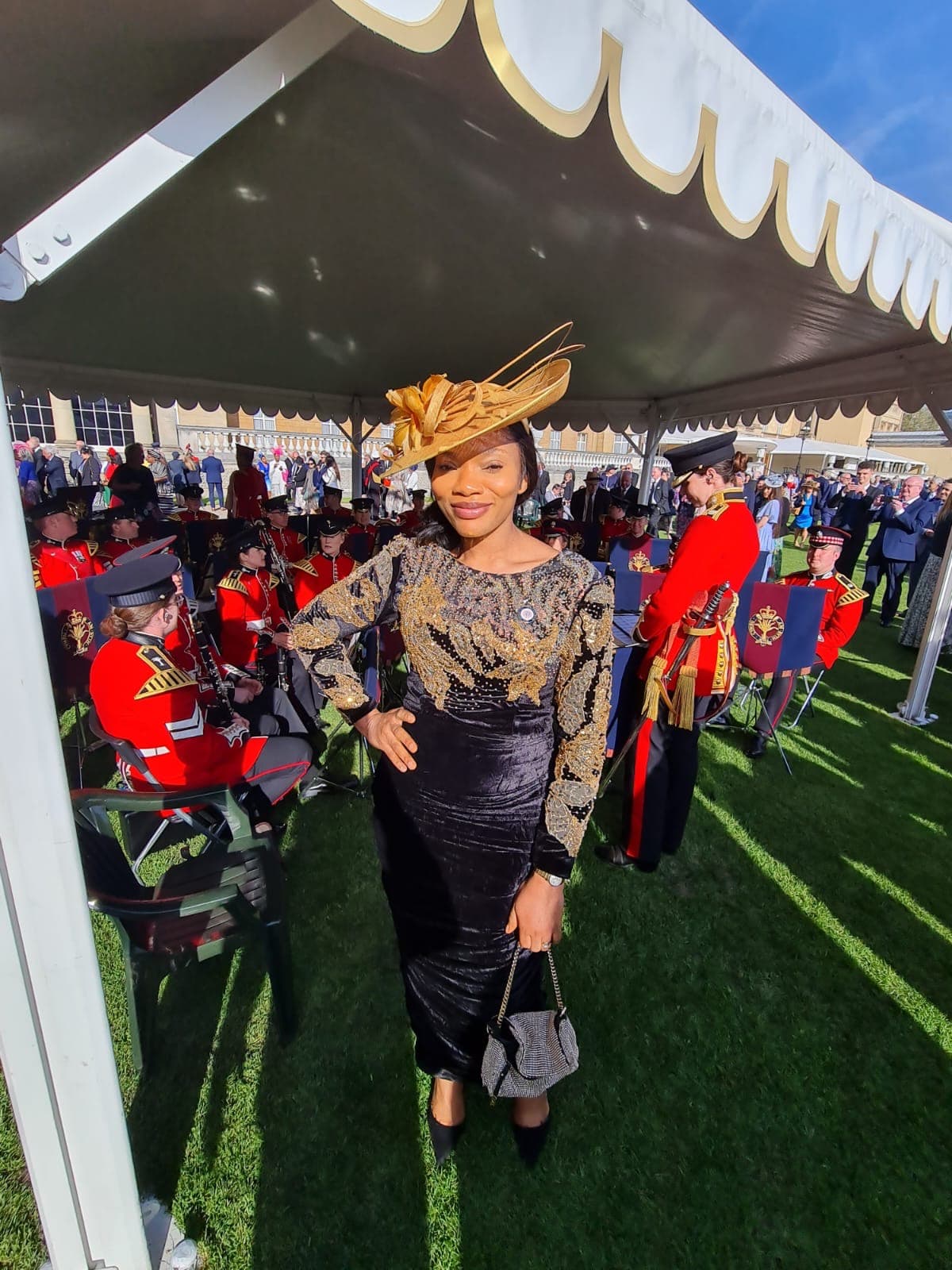 Margaret at the Royal Garden Party